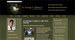 Desktop Screenshot of gallianosurgery.com